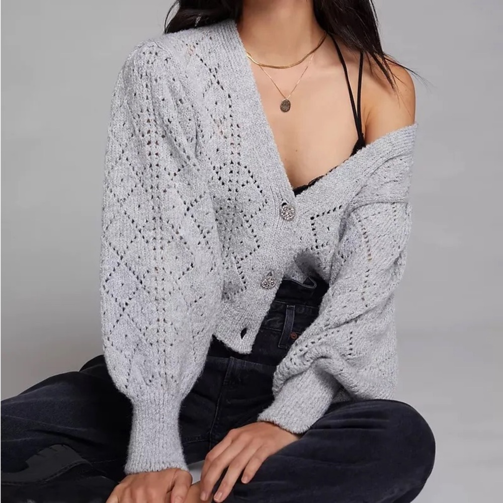 Maeve by Anthropologie Pointelle Cardigan - NWT